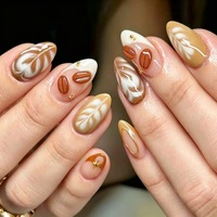 Offre Spéciale : Faux Ongles Gothiques en Velours à Coller, 24 Pièces, Forme Cercueil Moyenne, Motif Rose Noire et Dentelle, Thème Dark Romance, Vente en Gros