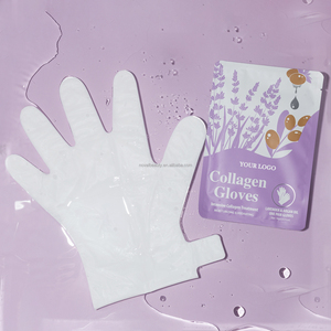 Masque pour les pieds au collagène <span class=keywords><strong>de</strong></span> luxe, chaussettes au collagène avec logo personnalisé pour salon <span class=keywords><strong>de</strong></span> beauté des ongles - Product Image 2