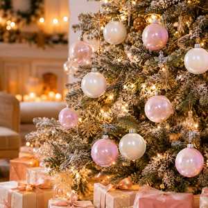 Tree Hanging Decorations 5Cm Rainbow Electroplated Shatterproof <b>Baubles</b> Iridescent Christmas Ball Ornaments - Product Image 1