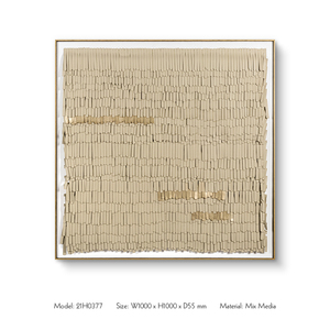 Nuova Collezione di Arte Murale Decorativa di Lusso in Pelle, Accessori per Interni, Decorazioni per la Casa, Arte Murale 3D Incorniciata - Product Image 3