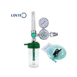 LOVTEC Máy Đo Lưu Lượng Oxy Điều Chỉnh Oxy Y Tế Màng Ngăn CGA 540 Của Nhà Sản Xuất Trung Quốc Có Máy Tạo Độ Ẩm Và Ống Thông - Product Image 6