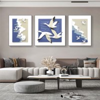 Mouette peinture décorative salon peinture abstraite peinture moderne décoration murale pour bureau d'hôtel