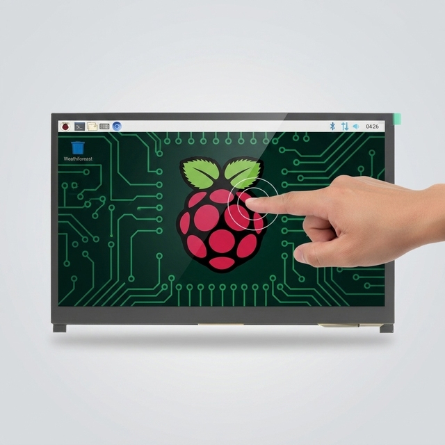 10.1 Inch 1024*600 IPS TFT LCD Display Capacitive Touch Screen Module with Speakers Compatible with Raspberry Pi 3 4 5