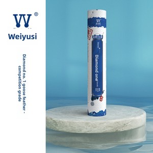Volants de badminton WEIYUSI Weiyu Diamond No1 en plumes d'oie, résistants aux tournois, cercle complet, lot de 12 - Product Image 4