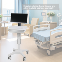 Ordinateur portable de station de travail mobile médicale d'hôpital de WEIYE et chariot de PC d'ordinateur avec la batterie
