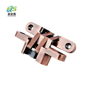 Zinc Stainless Steel 180 Degree Opening Hinge Concealed Cross Hinges for Folding Hidden Door Bld-f4 180 Degree Opening Full - Product Image 2