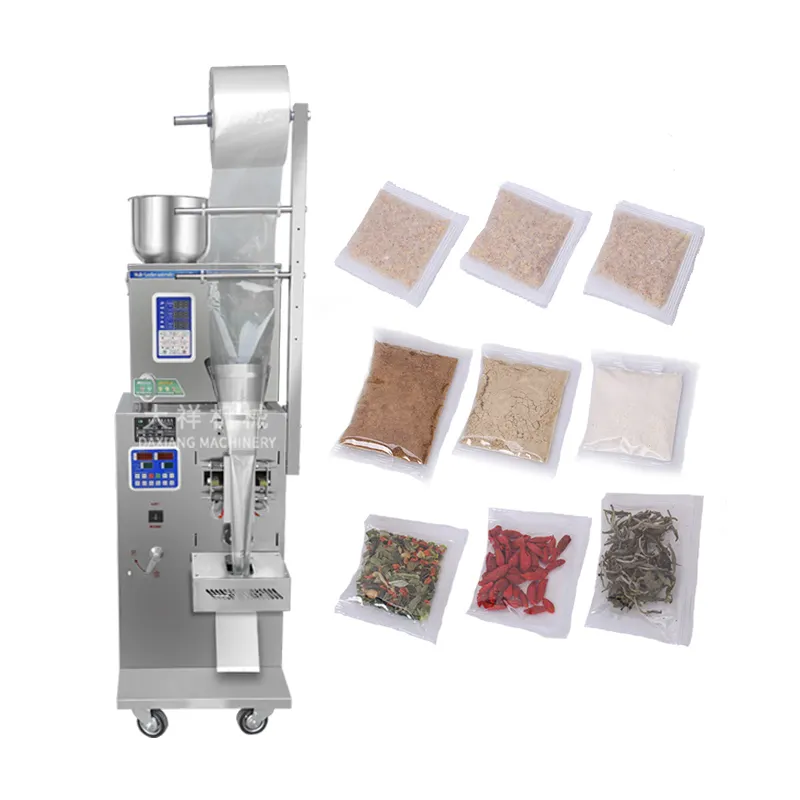 Sachet alimentaire DZD-220 sachet de poudre d'épice remplissant la machine d'emballage d'emballage de scellage de granule