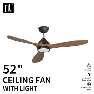 LED <b>ceiling</b> fan 52 inches 3 ABS wood color blade living room decoration <b>ceiling</b> fan with <b>remote</b> <b>control</b> - Product Image 2