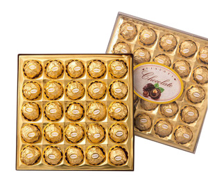 スイーツとスウィートキャンディーチョコレート母の日イードチョコレートビスケットミックスハラルベガノスナックゴールデンチョコレートボール - Product Image 4