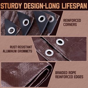 Anneau de câble de bâche double face en PVC anti-UV résistant à la déchirure personnalisé de 8Mil <span class=keywords><strong>pour</strong></span> couverture d'usine de voiture de tente extérieure - Product Image 6