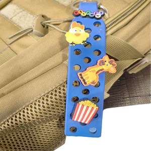 تعليقة حذاء بشكل فأر مخصصة بشعار، حلية ثلاثية الأبعاد بتصميم لامع يمكن صنعها بنفسك، ميدالية مفاتيح بتصميم كرتوني جذاب من مصممين تجاريين - Product Image 5