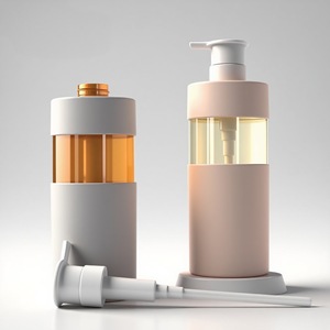 300ml 500ml 750ml Nachfüllbare PET-Pumpflasche für Haarshampoo, Duschgel, Körperlotion, Kosmetik und Hautpflege-Verpackung - Product Image 6