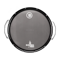 Tambour de marche Beatello professionnel, instrument de percussion, 14 pouces, ultra-fin, noir, portable, facile à transporter