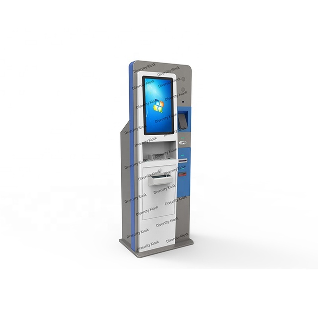 32 Inch Crypto Cash Acceptor and Dispenser Bank ATM Crypto Payment Kiosk Currency Exchange Machine BATM BTC