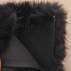 2025年秋冬 子供用 防水 保温 軽量 アンクル丈 スノーブーツ ジップ開閉式 プラッシュコットン ベビーブーツ - Product Image 5