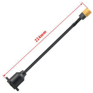 <span class=keywords><strong>Cable</strong></span> de Extensión de Alimentación de 20 cm, 16 AWG, Tipo D, XT60 Macho a Hembra, para Montaje en Panel, para Generadores Solares, Baterías de Drones LiPo 6S - Product Image 2