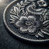 Patchs de vêtements personnalisés brodés, écologiques, effet 3D, fleurs et cœurs, pour chemises, vestes, sweats à capuche, jeans, usine OEM ODM