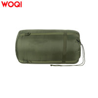 Sac de couchage enveloppant WOQI en gros avec compression pour le camping en plein air, logo personnalisé, fournisseur OEM