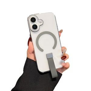 Custodia Protettiva Rigida Trasparente in PC Magnetico Tipo C con Cinturino da Polso per <span class=keywords><strong>iPhone</strong></span> 16 Pro Max, Compatibile con <span class=keywords><strong>iPhone</strong></span> 16, 15, 17 Pro - Product Image 5