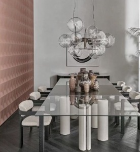 <span class=keywords><strong>Table</strong></span> à manger en verre trempé Top Furniture Home Bedroom <span class=keywords><strong>Coffee</strong></span> Tables panneaux