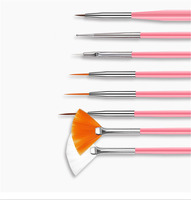 Kit de décoration pour ongles 59 pièces/ensemble avec pinceaux, stylos à points, pinces et ornements variés, outils de manucure complets