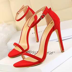 Nuovi Sandali da Donna alla Moda e Sensuali <span class=keywords><strong>con</strong></span> Tacco Sottile, Tacco Ultra Alto e Cinturini Monospalla, che Esalano un'Atmosfera Estiva - Product Image 3