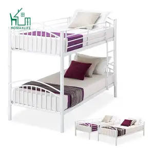 Campione gratuito Elsa imbottito in metallo Dorel Living Vivienne Twin Over Twin Bunk Bed