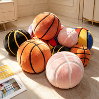 Grosir Pabrik Bola Basket Boneka Plush Mainan Olahraga Bantal Lembut dan Gantungan Kunci Mini untuk Hadiah Ulang Tahun Penggemar Dekorasi Kamar
