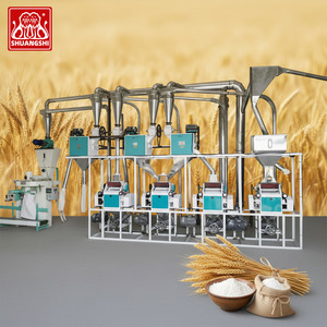 Ligne de production de farine de blé haute efficacité et précision avec moteur, engrenages et roulements, capacité de 20 tonnes/jour, tension 380V, à vendre - Product Image 3