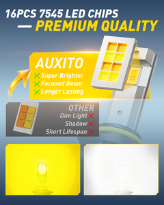 AUXITO 9005 12V 18V LED Headlight <b>Bulbs</b> 13W 3600lm 6500K <b>White</b> 1:1 HID Led Car Headlight blub - Product Image 6