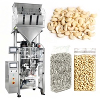 Machine d'emballage VFFS (formage, remplissage, scellage) avec peseuse multi-têtes de précision, thermoformeuse et sous vide pour noix, légumineuses et céréales