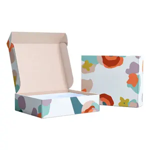 Caja de papel de embalaje de cartón corrugado, embalaje con logotipo de impresión, respetuoso con el medio ambiente, Oem