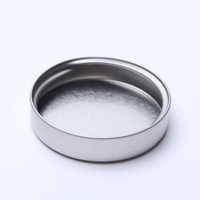 Capuchon métallique 38/400 45/400 53/400 58/400 70/400 Or Mat Noir Métallique en fer blanc Unishell pour bouteille et pot avec joint thermoscellable