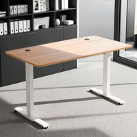 Bureau debout intelligent personnalisé à moteur unique et à 2 pieds, réglable en hauteur Bureau de levage Bureau Studio Base de bureau électrique