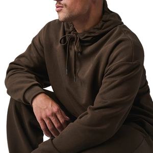 Nouvelle arrivée OEM, sweat à capuche en cachemire écologique pour homme, mode, entraînement, avec broderie et impression unie, saison d'automne - Product Image 5