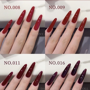 ชุดเจลทาเล็บสีแดงเบอร์กันดี 30 สี ปราศจากสาร TPO และ HEMA สำหรับยูวีและแอลอีดี  ลอกออกได้  สำหรับตกแต่งเล็บ  รับทำโลโก้ตามสั่ง  ขายส่ง  ซีรีส์สีแดง - Product Image 2