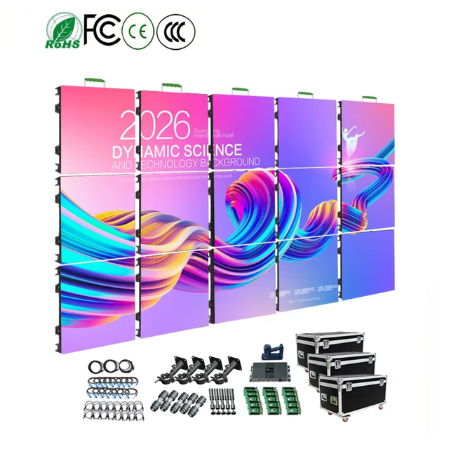 Easy Installing P2.6 2.9 P3.91 7680HZ Rental Video Wall Event Backdrop Indoor Outdoor Display Panel Led Screen for Concert Stage