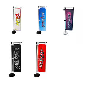 Alta qualità giapponese piccolo Nobori banner Logo personalizzato stampato pubblicità Mini bandiera da scrivania Stand elegante gagliardetto - Product Image 6