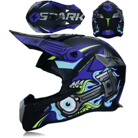 Casque de moto ATV approuvé par le DOT en gros en usine Nouveaux accessoires de moto tout-terrain Couleur et logo personnalisables