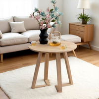 Table basse en bois massif nordique avec pieds en V, multifonctionnelle, créative, luxe léger, pour salon, salle à manger, balcon