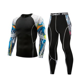 Mallas deportivas <span class=keywords><strong>de</strong></span> manga larga para <span class=keywords><strong>hombre</strong></span>, <span class=keywords><strong>de</strong></span> secado rápido Camiseta deportiva, ropa <span class=keywords><strong>de</strong></span> fitness elástica <span class=keywords><strong>de</strong></span> secado rápido - Product Image 3