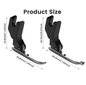JINZEN Piedino per Macchina da Cucire Industriale in Metallo con Perline e Paillettes Effetto Ghiaccio, Accessorio Trendy per Abiti da Sposa, Varietà di Modelli - Product Image 5