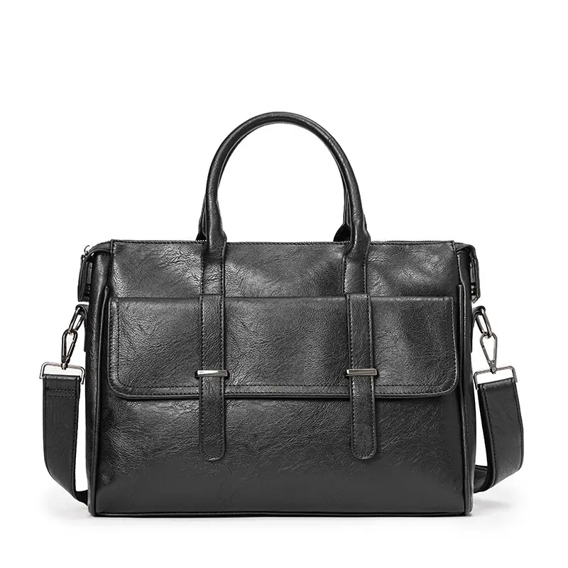 2023 yeni iş rahat evrak çantası basit tek omuz çapraz vücut trendy çanta erkek bilgisayar çantası