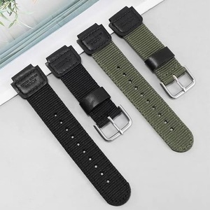 Bracelet de <span class=keywords><strong>montre</strong></span> en nylon, bracelet en <span class=keywords><strong>tissu</strong></span> pour <span class=keywords><strong>Casio</strong></span> Sgw 300 Ae 1000w/1200/1300 W-735h/800h/215/216h Mrw-200h - Product Image 6