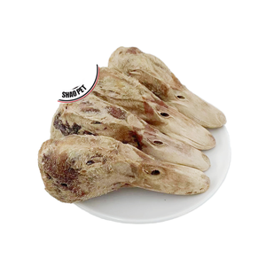 Snack per Cani con Testa e <span class=keywords><strong>Zampe</strong></span> di Anatra Liofilizzate Senza Cereali, Basso MOQ, Confezionamento OEM, Ricchi di Proteine per la Salute di Pelle e Pelo - Product Image 1
