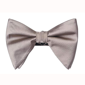 Vente en gros surdimensionné 100% soie solide noir rouge <span class=keywords><strong>argent</strong></span> vin et violet grand noeud papillon pour hommes - Product Image 4