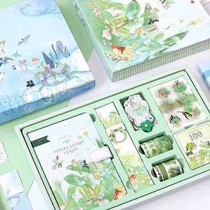 Cho simno 149PCS thẩm mỹ máy tính xách tay DIY journaling thiết lập câu chuyện cổ tích loạt cho sinh viên Anime người hâm mộ xoắn ốc văn phòng phẩm Hộp quà tặng - Product Image 4