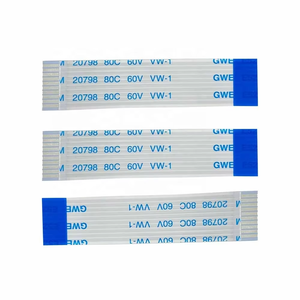 6 핀 28 cm FFC 플랫 플렉스 리본 케이블 어셈블리 80C VW-1 60V-1 0.5mm 피치 전자 응용 분야 길이 15cm - Product Image 4