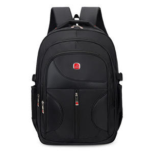 Men's Business <b>Backpack</b> <b>Large</b> Capacity 36-55L Laptop Bag For Travel And Commute Solid Color Black - Product Image 5