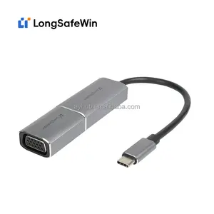 HDMI to VGA 컨버터로 HDMI OTG 어댑터 USB 허브에 TYPE-C